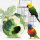 Bird Nest, Conure Breeding House Lovebird Bed for Conure, Lovebird, Canary, Finch, Coneshape Birds, Hamster, Small Pets C