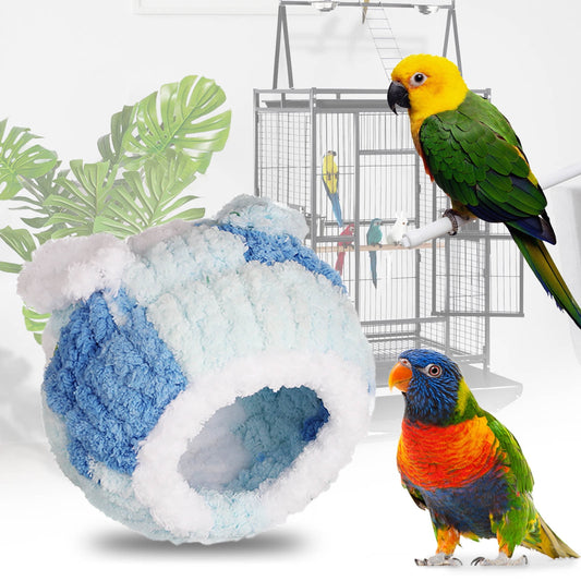 Bird Nest, Conure Breeding House Lovebird Bed for Conure, Lovebird, Canary, Finch, Coneshape Birds, Hamster, Small Pets E