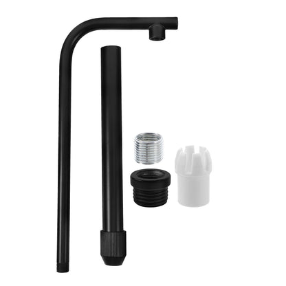WHAMVOX 1 Set of Threaded Lamp Curved Lighting Fixture Stem Replacement Adjustable Candle Lamp Replacement Part