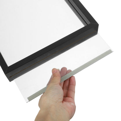 SKISUNO Double-Sided Glass Photo Frame 10.5x8.3in Clear Transparent Picture Frame Set of 1