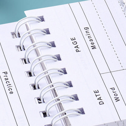Kdkad Mini Spiral Memo Pads - Pocket-Sized Coil Notebook Set with Ring Binding for Vocabulary, Study Notes & Lists (3x5 inch Travel Notepads)\u200b\u200b 2.9×5.3 in Black