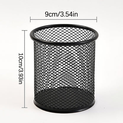 Pen Holder Mesh Pencil Holder Metal Pencil Holders Pen Organizer for Desk Office Pencil Holders, Back to Sch-ool Supplies A