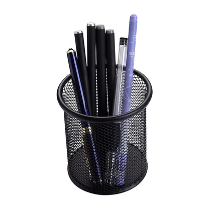 Pen Holder Mesh Pencil Holder Metal Pencil Holders Pen Organizer for Desk Office Pencil Holders, Back to Sch-ool Supplies A