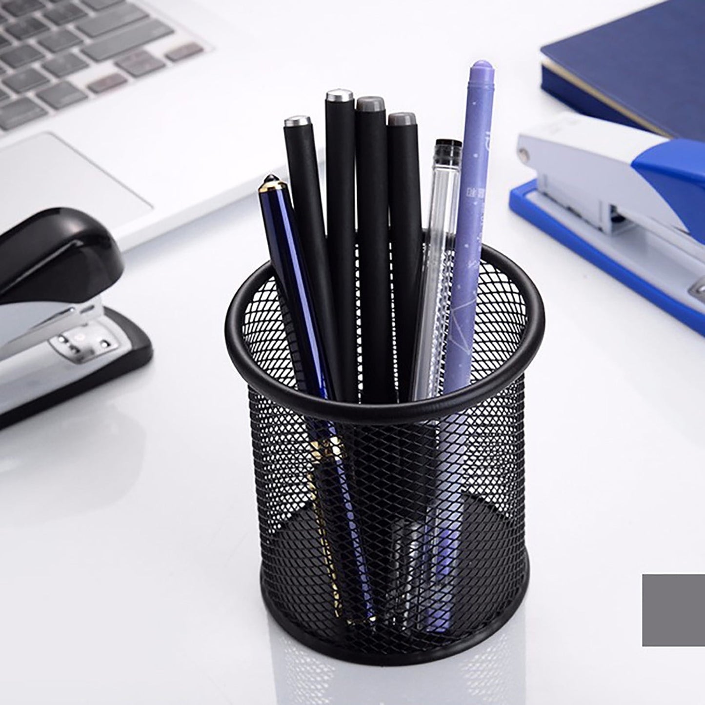 Pen Holder Mesh Pencil Holder Metal Pencil Holders Pen Organizer for Desk Office Pencil Holders, Back to Sch-ool Supplies A