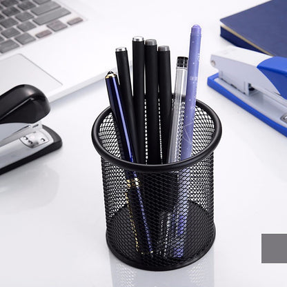 Pen Holder Mesh Pencil Holder Metal Pencil Holders Pen Organizer for Desk Office Pencil Holders, Back to Sch-ool Supplies A