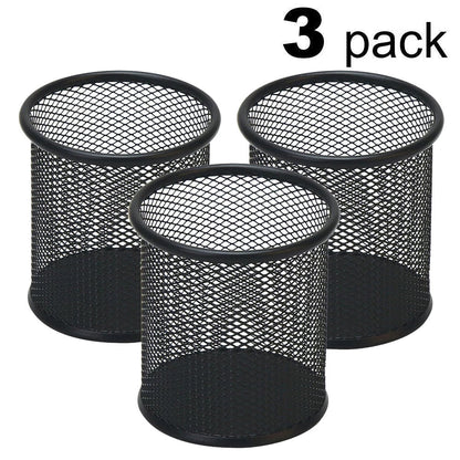 Pen Holder Mesh Pencil Holder Metal Pencil Holders Pen Organizer for Desk Office Pencil Holders, Back to Sch-ool Supplies B