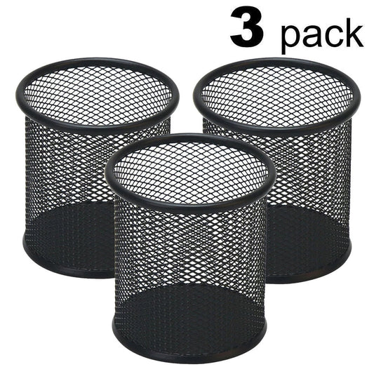 Pen Holder Mesh Pencil Holder Metal Pencil Holders Pen Organizer for Desk Office Pencil Holders, Back to Sch-ool Supplies B