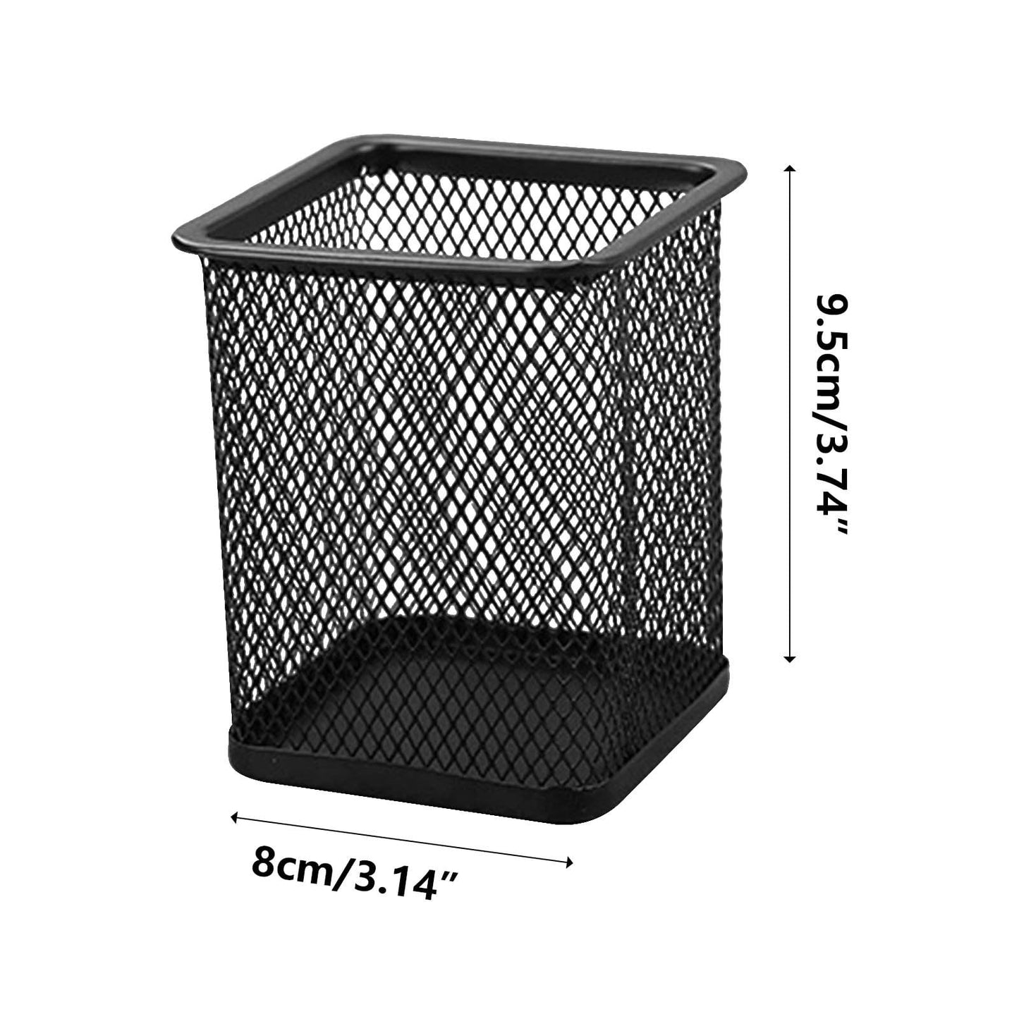 Pen Holder Mesh Pencil Holder Metal Pencil Holders Pen Organizer for Desk Office Pencil Holders, Back to Sch-ool Supplies C