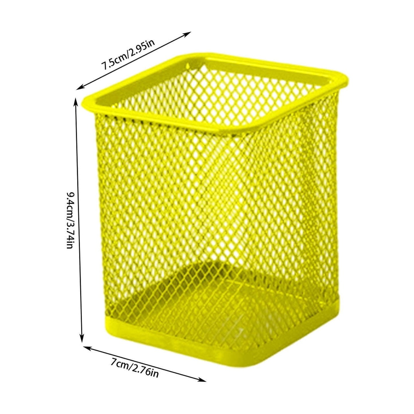 Pen Holder Mesh Pencil Holder Metal Pencil Holders Pen Organizer for Desk Office Pencil Holders, Back to Sch-ool Supplies F