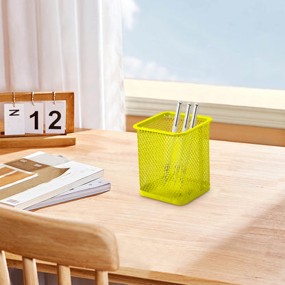 Pen Holder Mesh Pencil Holder Metal Pencil Holders Pen Organizer for Desk Office Pencil Holders, Back to Sch-ool Supplies F