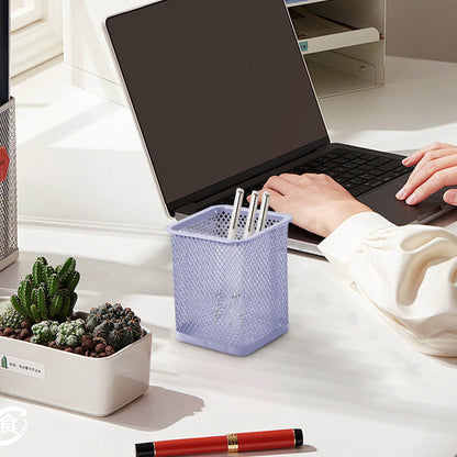 Pen Holder Mesh Pencil Holder Metal Pencil Holders Pen Organizer for Desk Office Pencil Holders, Back to Sch-ool Supplies I