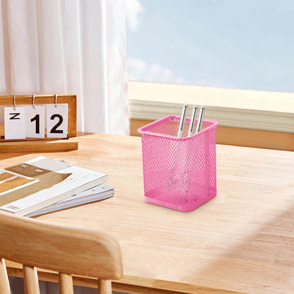 Pen Holder Mesh Pencil Holder Metal Pencil Holders Pen Organizer for Desk Office Pencil Holders, Back to Sch-ool Supplies J
