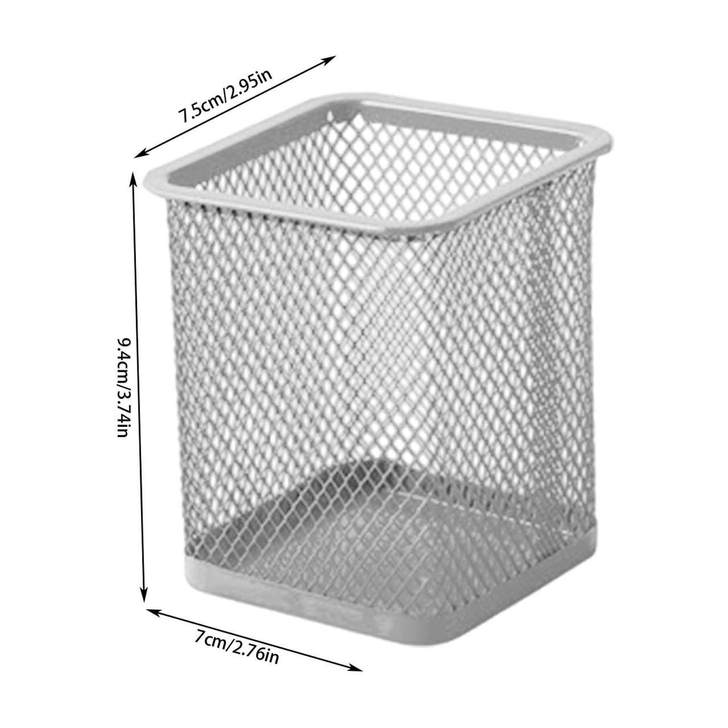 Pen Holder Mesh Pencil Holder Metal Pencil Holders Pen Organizer for Desk Office Pencil Holders, Back to Sch-ool Supplies K