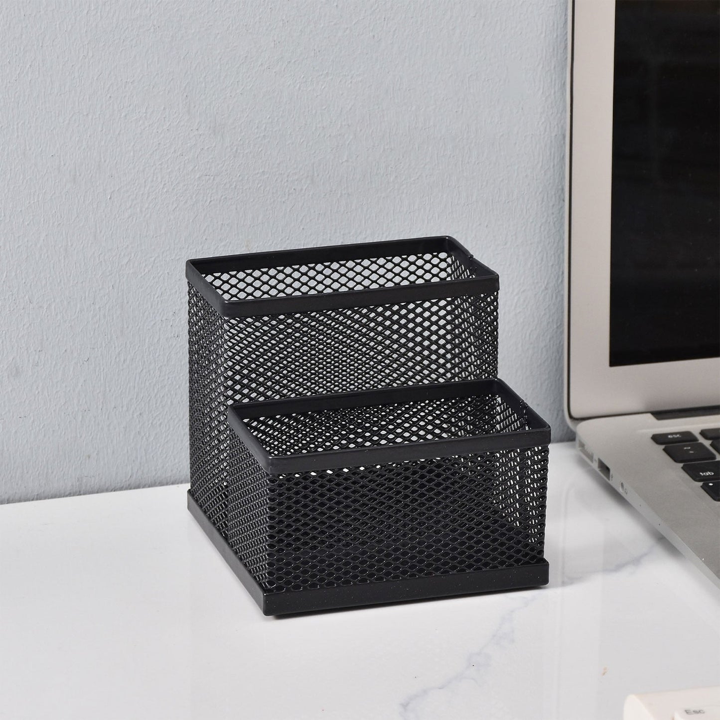 Pen Holder Mesh Pencil Holder Metal Pencil Holders Pen Organizer for Desk Office Pencil Holders, Back to Sch-ool Supplies L