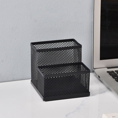 Pen Holder Mesh Pencil Holder Metal Pencil Holders Pen Organizer for Desk Office Pencil Holders, Back to Sch-ool Supplies L