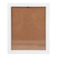 HOOWIFFY Decorative White Picture Frame for Home Use Elegant Design 8.5x11 Plastic Photo Display Frame