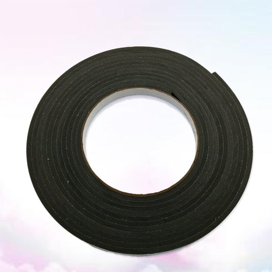 HOOWIFFY Strong Double-Sided Removable Adhesive Tape Black Plastic for Home Use and Projects