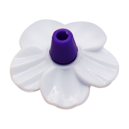 Hummingbird Feeders Replacement Flowers, 5Pcs Feeding Ports Replacement Bird Feeder Replacement Parts for Hummingbird Feeder Hanging Feeder, Red White