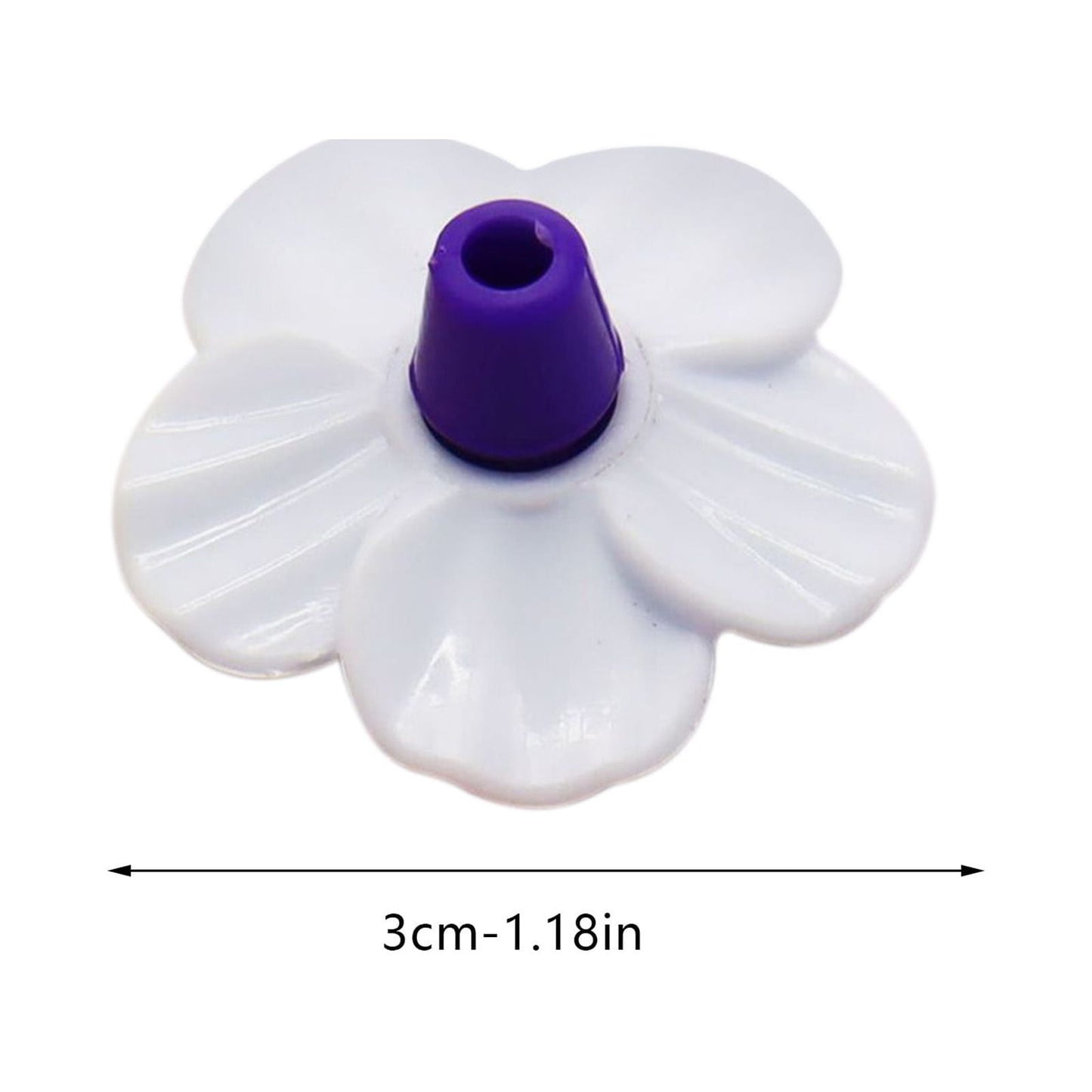 Hummingbird Feeders Replacement Flowers, 5Pcs Feeding Ports Replacement Bird Feeder Replacement Parts for Hummingbird Feeder Hanging Feeder, Red White