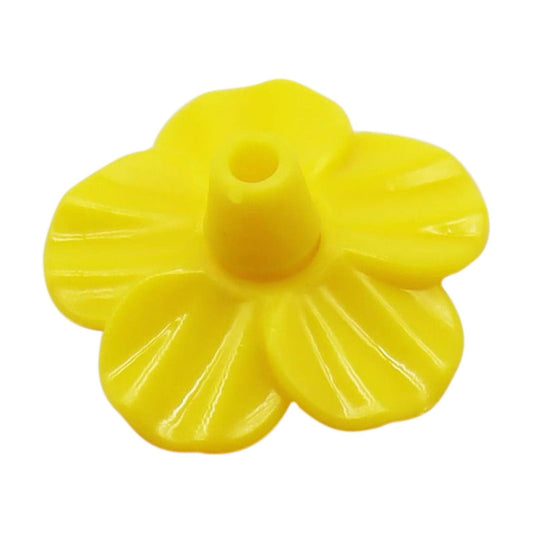 Hummingbird Feeders Replacement Flowers, 5Pcs Feeding Ports Replacement Bird Feeder Replacement Parts for Hummingbird Feeder Hanging Feeder, Red Yellow
