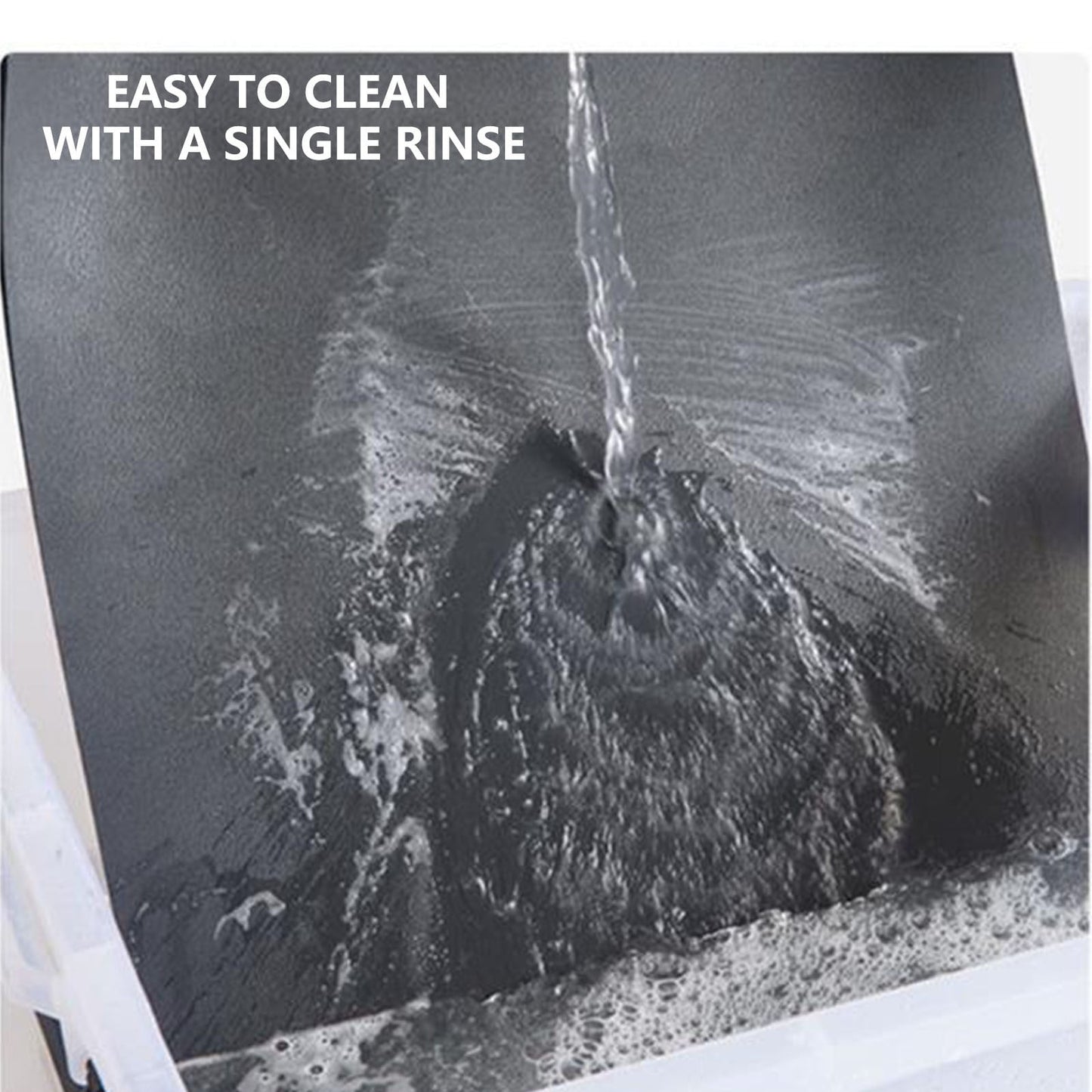 Dish Drying Mat,Large Dish Drying Mats, Non-Slip Mat Easy Clean Drying Mat Large Heat Dish Drainer Mat for Kitchen Counter Sink Refrigerator or Drawer Easy to Clean 16" x 12" Brown