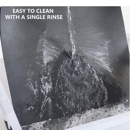 Dish Drying Mat,Large Dish Drying Mats, Non-Slip Mat Easy Clean Drying Mat Large Heat Dish Drainer Mat for Kitchen Counter Sink Refrigerator or Drawer Easy to Clean 16" x 12" Brown