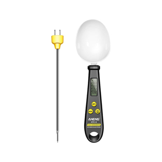 Kitchen Scale Spoon Gram Measuring Spoon, 500g/0.1g Cute Digital Weight Scale Spoon Milligram Measuring Scoop Grams Electronic Measuring Cup for Portioning Tea, Flour, Spices As Show A