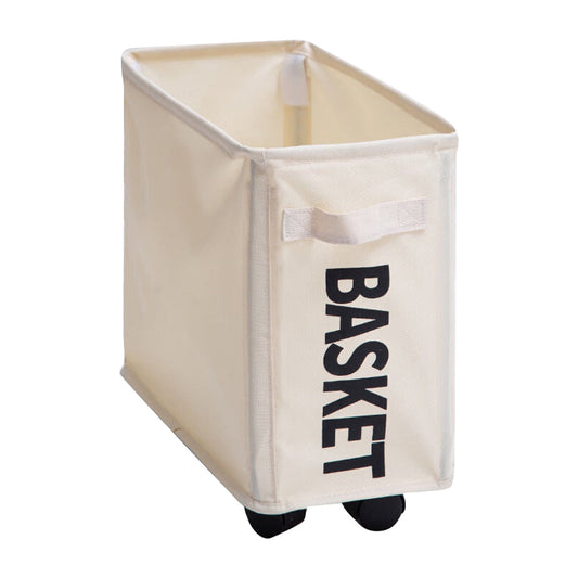 Laundry Baskets with Wheels and Handle, Collapsible Laundry Baskets, Clothes Laundry Basket with Removable Wash Bags for College Dorm, Rolling Laundry Hamper Beige