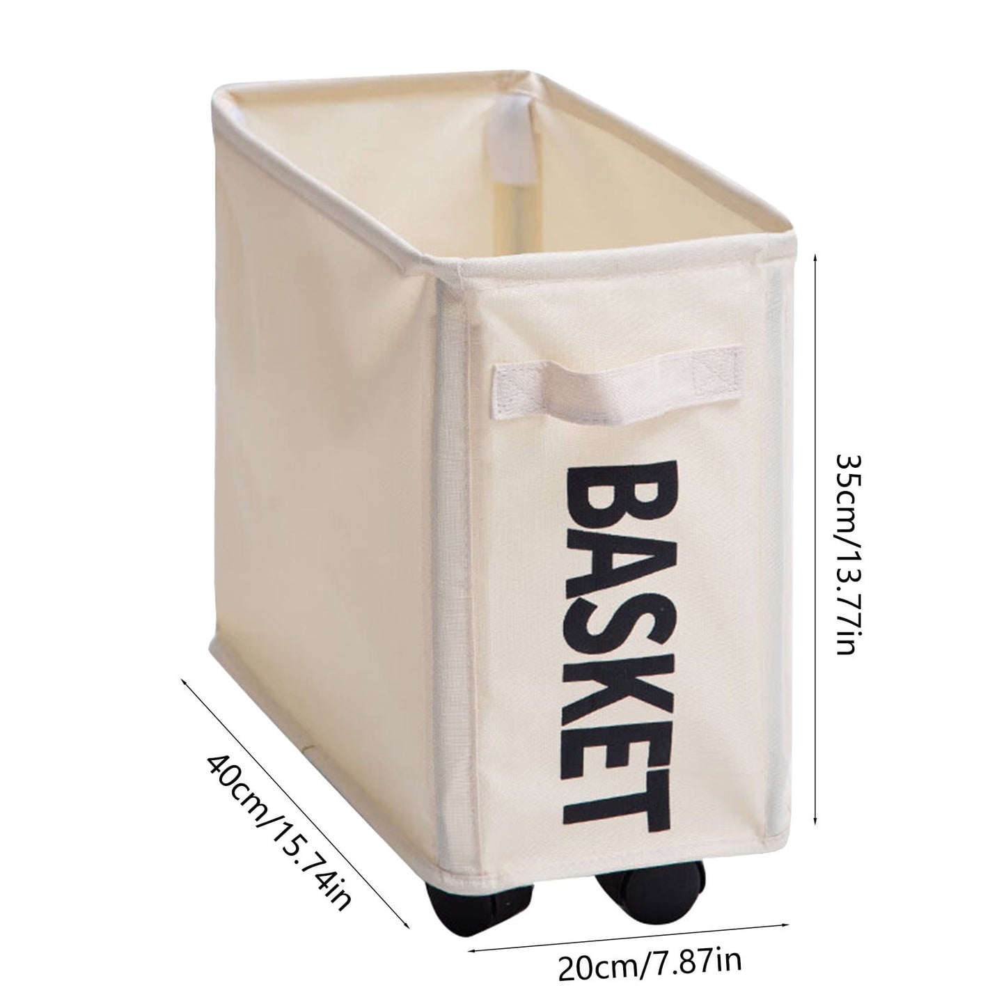 Laundry Baskets with Wheels and Handle, Collapsible Laundry Baskets, Clothes Laundry Basket with Removable Wash Bags for College Dorm, Rolling Laundry Hamper Beige