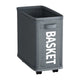 Laundry Baskets with Wheels and Handle, Collapsible Laundry Baskets, Clothes Laundry Basket with Removable Wash Bags for College Dorm, Rolling Laundry Hamper Dark Gray