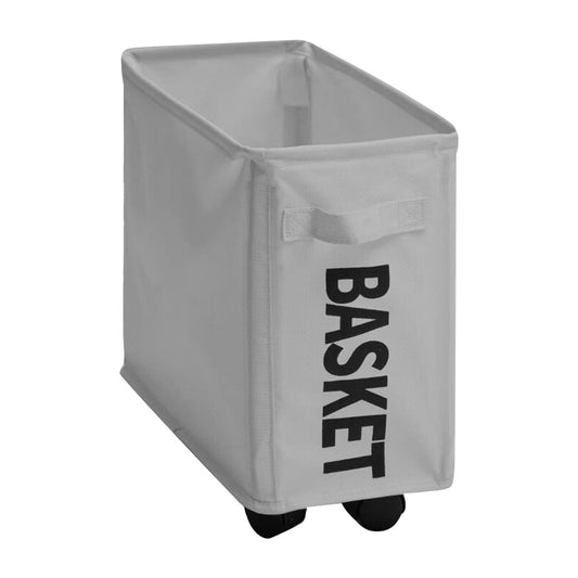 Laundry Baskets with Wheels and Handle, Collapsible Laundry Baskets, Clothes Laundry Basket with Removable Wash Bags for College Dorm, Rolling Laundry Hamper Gray