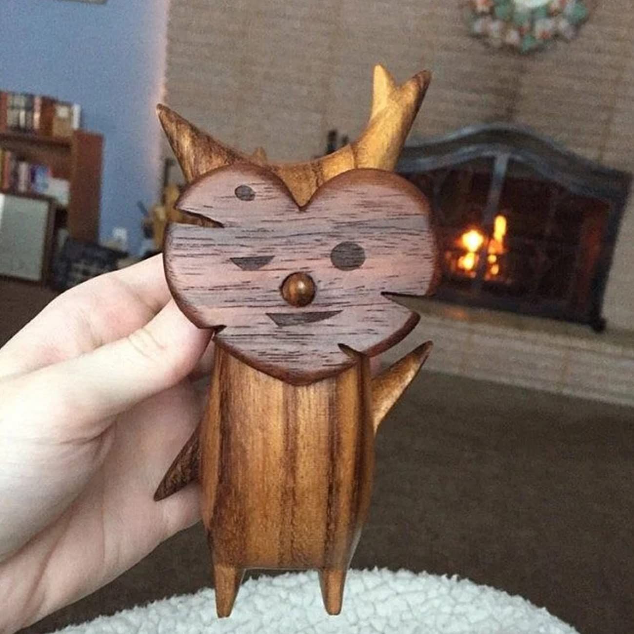 3 pcs Anime Statue Wood Statue Decoration Resin Handwork Family Game Lovers Cute Kids Room or Gamming Room