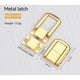 12Pcs Toggle Catch Lock, Gold Retro Style Iron Decorative Hasp Lock Latch Clasp with Screws for Wooden Chest Trunk , 1.18"x 0.94"