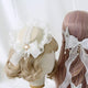 4pcs Mini Formal Hats Miniature Doll Hats Foam Top Hat Caps for DIY Crafts Hair Accessories Dollhouse Cake Topper Micro Beige