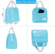 Small Lunch Bags for Women and Men Kids Insulated Cooler Lunch Tote Bag Reusable Lunch Box Kids for Back to School (Sky Blue)