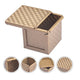 Breadbox, Square Loaf Pan With Lid Bread Pan Loaf Pan With Cover Non-Stick Mini Water Cube Toast Box
