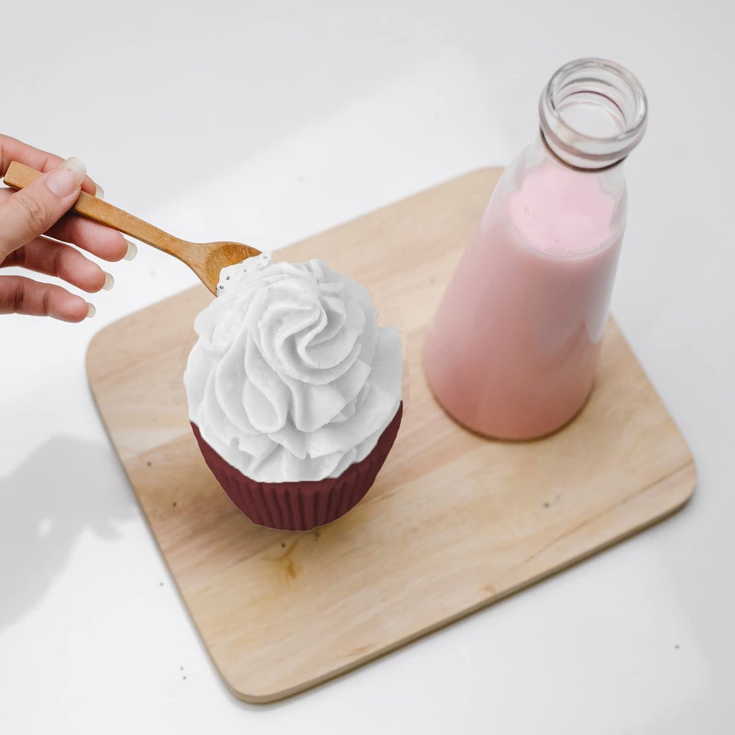 3D Ice Cream Silicone Candle Molds, Swirl Cupcake Cookie Pastry Mold Ice Cream Cup Cake Cone Soap Clay Aromatherapy Molds