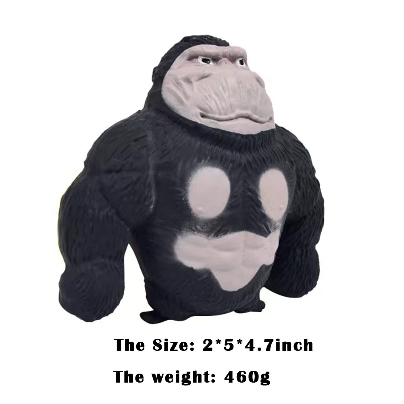 Funny Giant Stretch Gorilla Figure for Kids and Adult, Decompress and Squeeze Stress Toys, Stress Relief Toy for Children and Adults