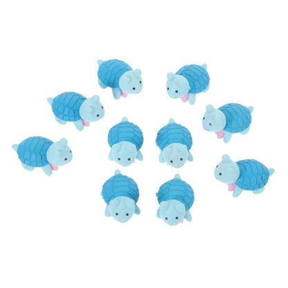 10pcs Plastic Turtle Decor Dollhouse Accessories Fairy Gardens Miniatures Miniature Turtle Decoration Ocean Party