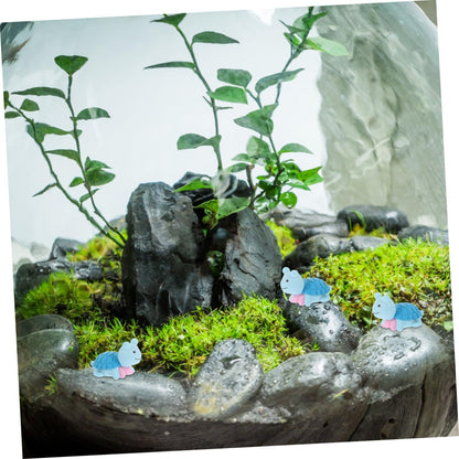 10pcs Plastic Turtle Decor Dollhouse Accessories Fairy Gardens Miniatures Miniature Turtle Decoration Ocean Party