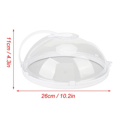Microwave Splatter Cover Microwave Plate Cover Guard Lid with Steam Vents Food Screen Protector Fly Cake Cover for Home Restaurant