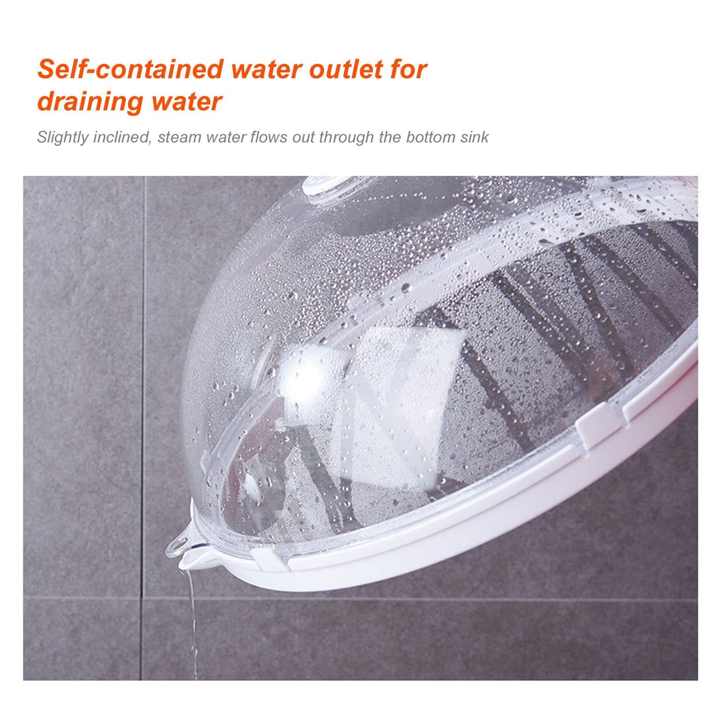 Microwave Splatter Cover Microwave Plate Cover Guard Lid with Steam Vents Food Screen Protector Fly Cake Cover for Home Restaurant
