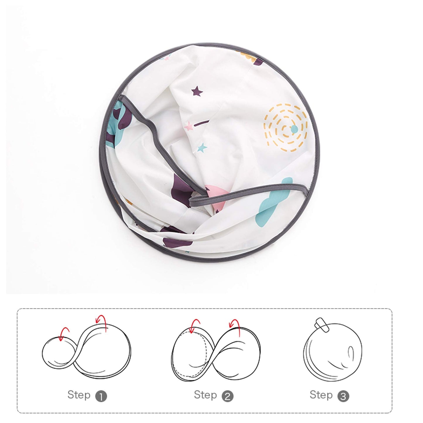 Kids Haircut Cape Hair Cutting Cape, Barber Cape Waterproof Foldable Umbrella Hair Catch Haircut Cape