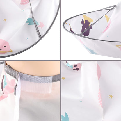 Kids Haircut Cape Hair Cutting Cape, Barber Cape Waterproof Foldable Umbrella Hair Catch Haircut Cape