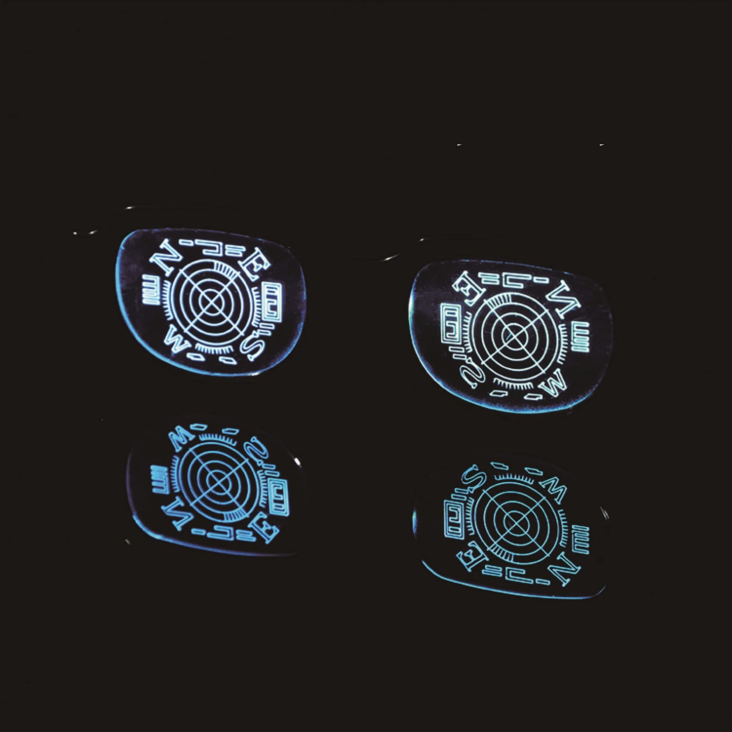 Japan Anime Manga LED Light up Glasses Eyewear Funny Toy Parody Costumes Cosplay Novelty Props Gag Gift