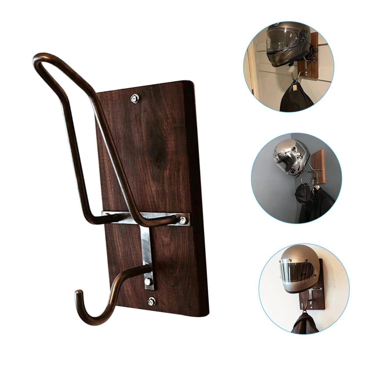 Motorcycle Stands 2pcs Hooks for Keys Motor Cycle Moterbike Hat Holder Hat Hooks Storage Hooks Wall Mounted Holder Football