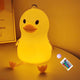 Duck Silicone Night Light,Cute Duck Kids Lamp,16 Colors Changing Remote Control Night Lights,Rechargeable Dimmable Nursery Lamps