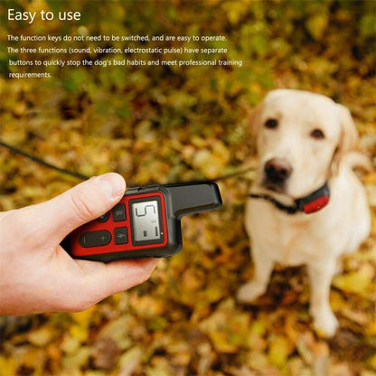 Dog Training Collar, Waterproof USB Rechargeable Dog Remote Trainer with Vibration Shock and Beep Mode for All Breeds Dogs ,Orange