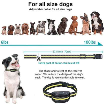 Dog Training Collar Remote Control Dog Training Collar Rechargeable Training Collar with Strong Vibration, Beep, Waterproof Dog