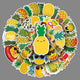 Pineapple Stickers for Teens Boy Girls Kids|50 Pcs|Cartoon Vinyl Waterproof Stickers for Laptop Computer Phone Tablet (Pineapple)